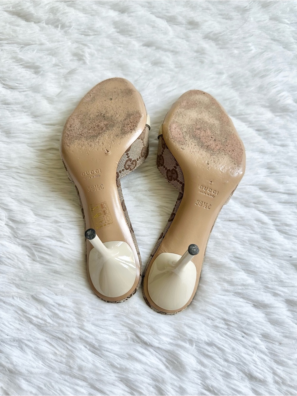 Vintage Gucci Monogram Horsebit Heels - Picture 8 of 8